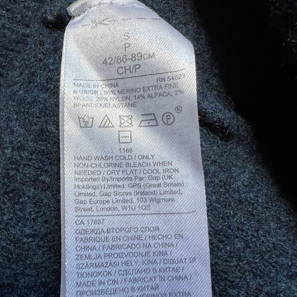 Banana Republic Sweater Womens S Merino Extra Fine Wool Alpaca Old Money Preppy - Picture 12 of 12